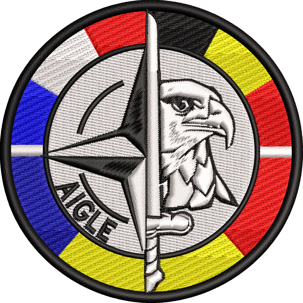 EMBLEMA MISIUNE FRANCO-BELGIENE ROMANE